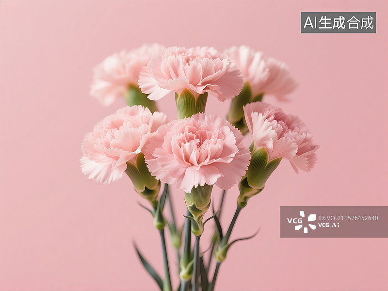 【AI数字艺术】母亲节康乃馨花图片素材