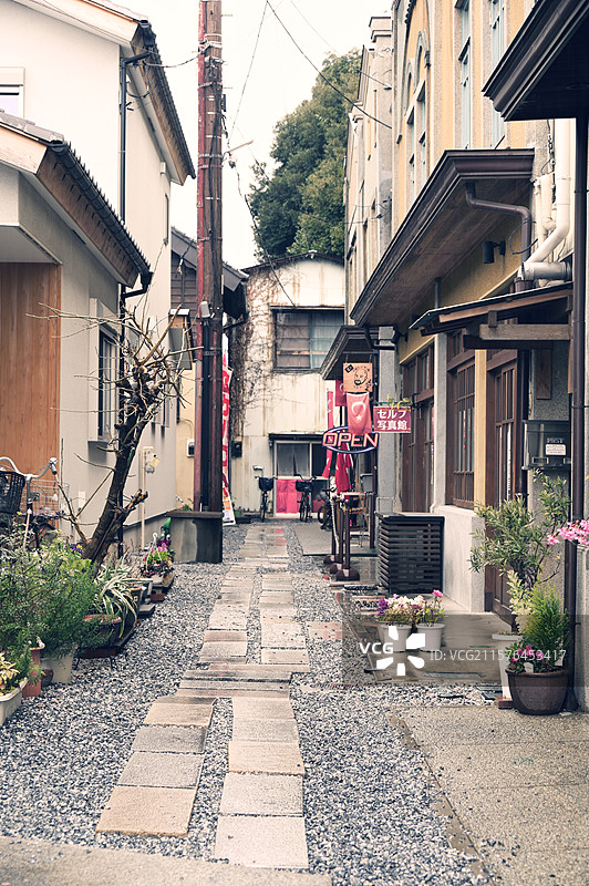 日本川越一番街图片素材