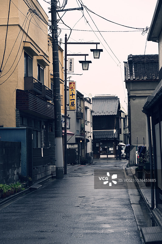 日本川越一番街图片素材