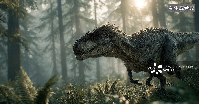 【AI数字艺术】恐龙概念图图片素材
