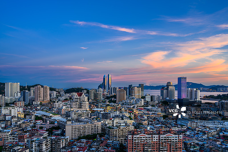 厦门中华片区 中山路 世贸双子塔 中华城图片素材