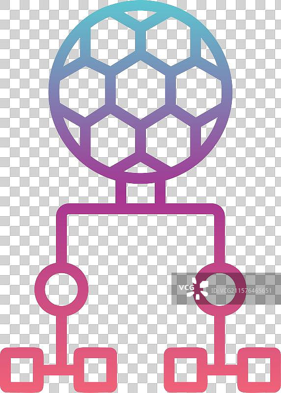 季后赛线性渐变设计图片素材