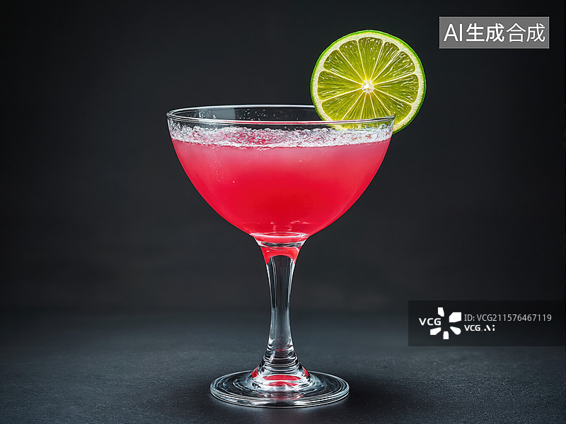 【AI数字艺术】鸡尾酒的诱惑图片素材