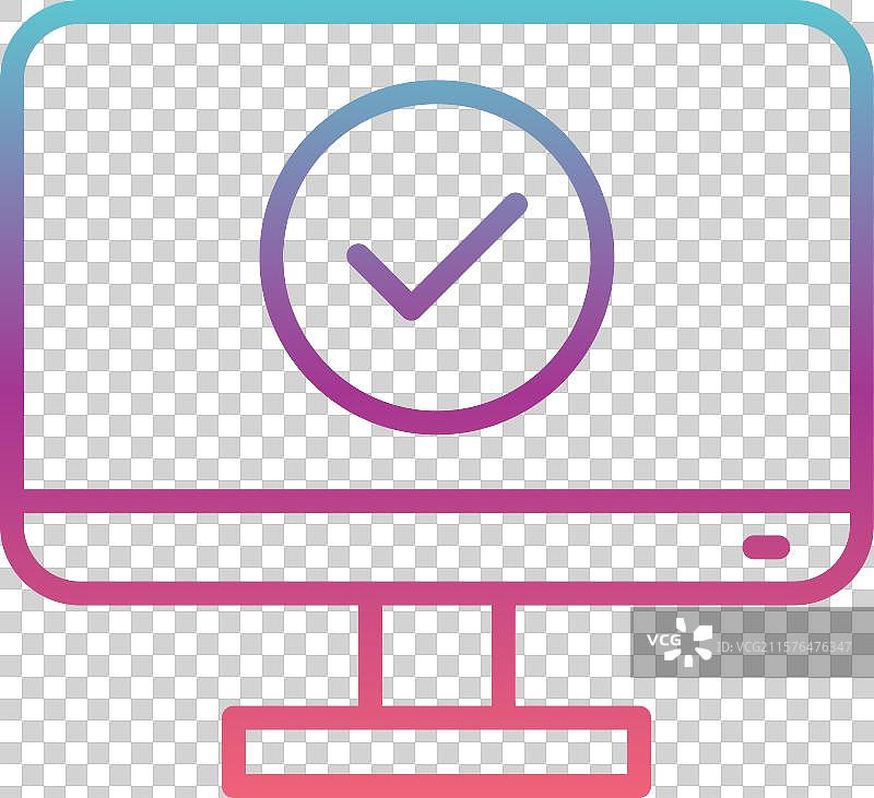 监视器线性渐变设计图片素材
