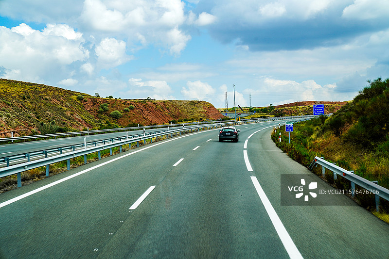 西班牙城市高速公路图片素材