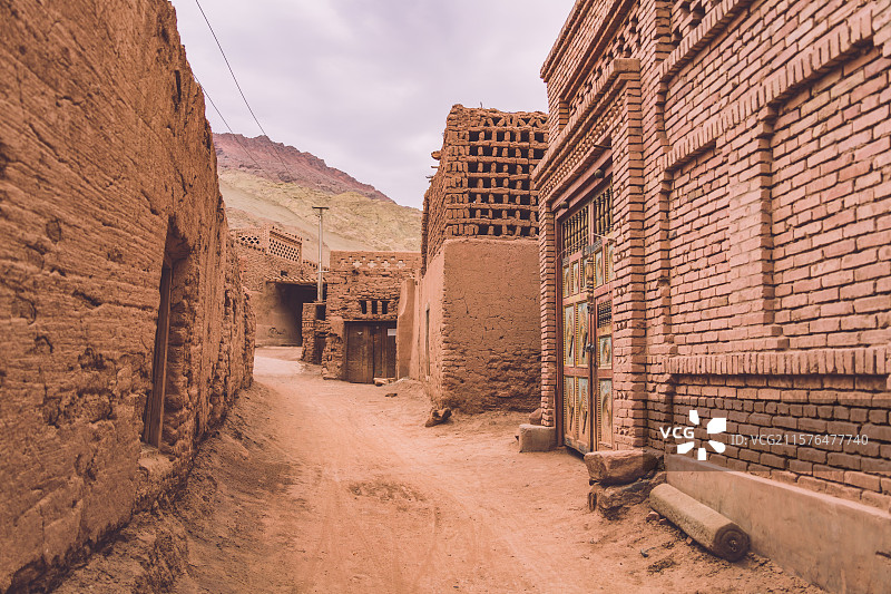 吐鲁番吐峪沟麻扎村图片素材