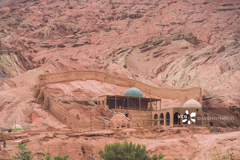吐鲁番吐峪沟麻扎村图片素材