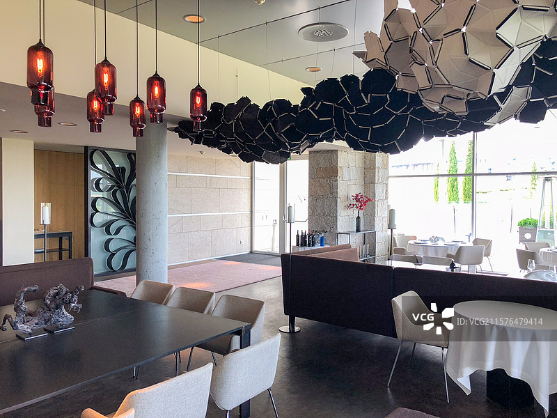 西班牙里奥哈美丽的乡村酒店美食风景线图片素材