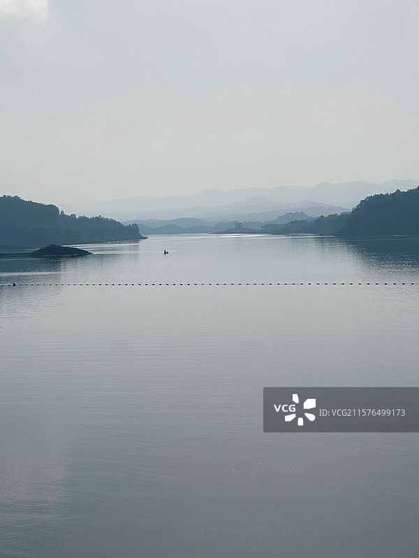 长寿湖的清晨图片素材