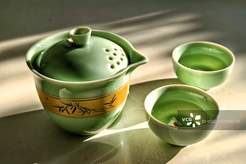 静谧时光的茶艺之美图片素材