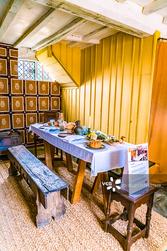 英国英格兰沃里克郡莎士比亚故居图片素材