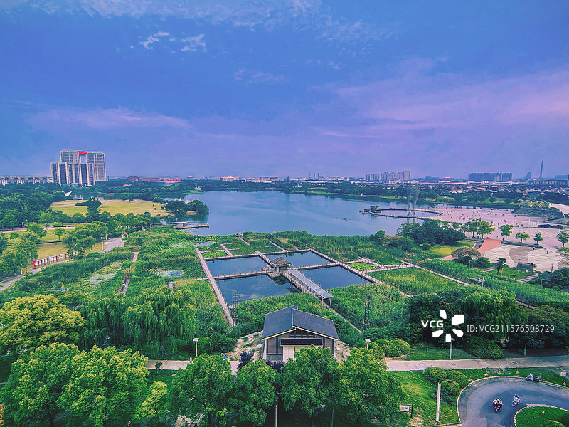 城市生态之美图片素材