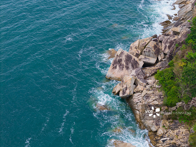 深圳大鹏鹅公湾，清晨无人绝美风景！图片素材