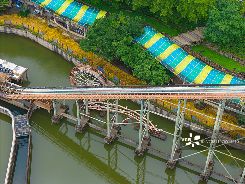 深圳东部华侨城，海菲德小镇，航拍自然风光！图片素材