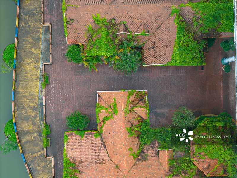 深圳东部华侨城，海菲德小镇，航拍自然风光！图片素材