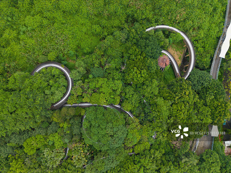 深圳东部华侨城，海菲德小镇，航拍自然风光！图片素材