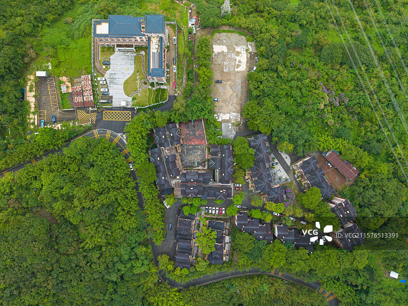 深圳东部华侨城，海菲德小镇，航拍自然风光！图片素材