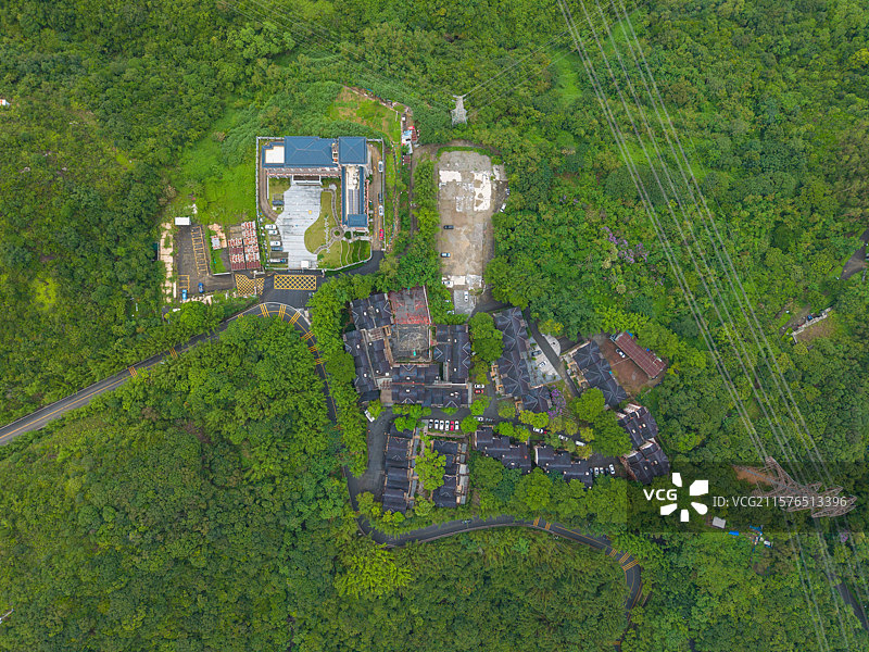 深圳东部华侨城，海菲德小镇，航拍自然风光！图片素材