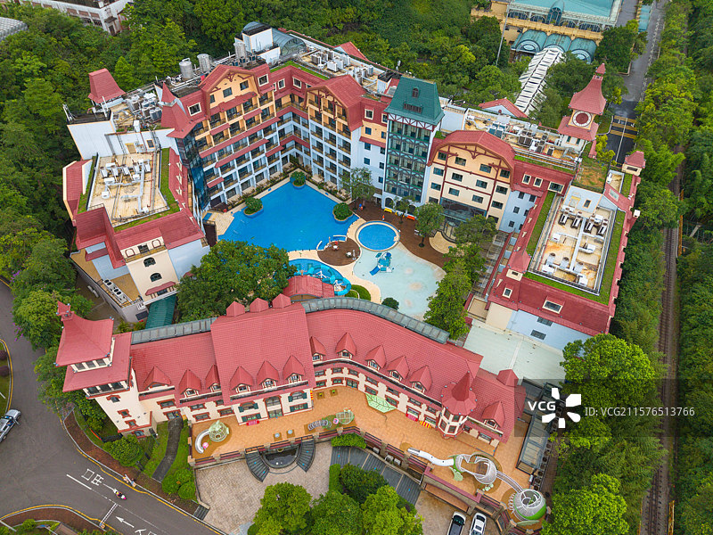 深圳东部华侨城，茶溪谷，航拍自然风光！图片素材