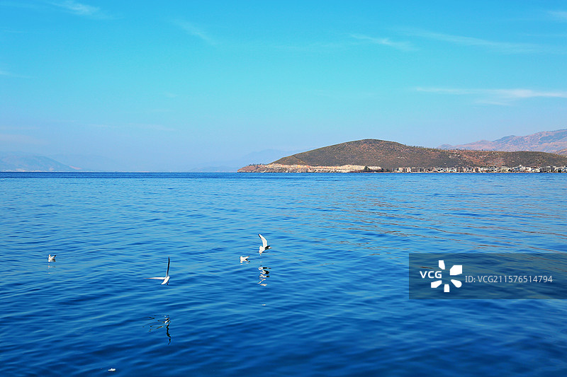 云南大理洱海自然景观图片素材