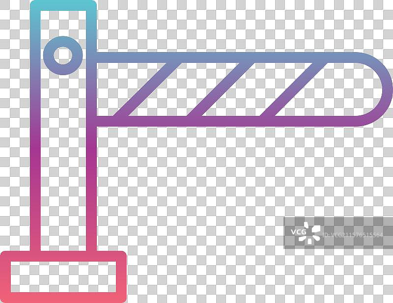 障碍线渐变设计图片素材