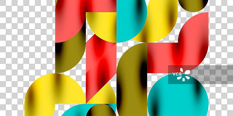 科技极简圆形几何艺术图片素材