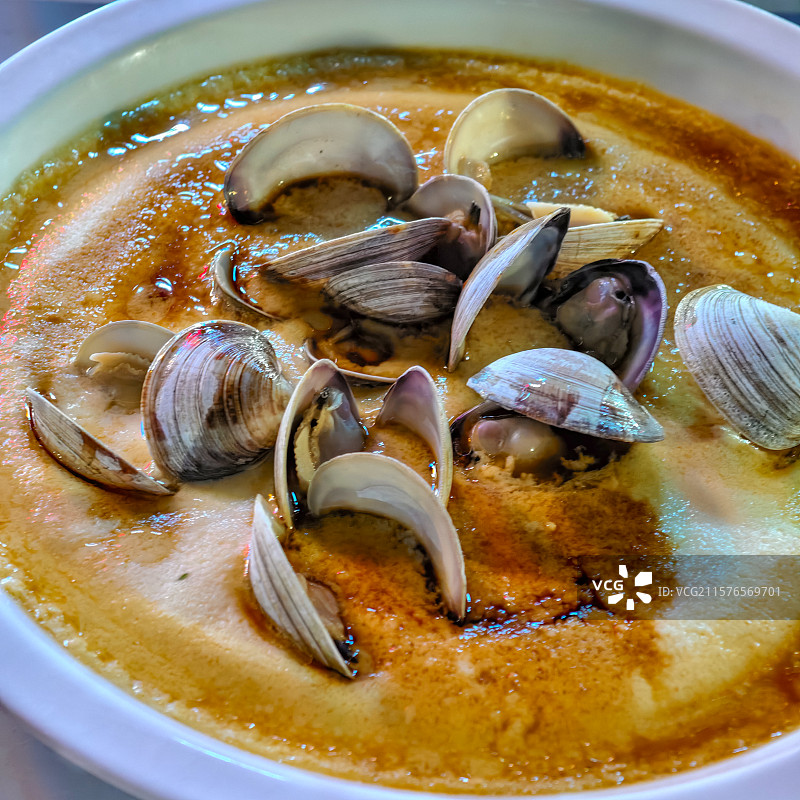 文蛤蒸蛋图片素材