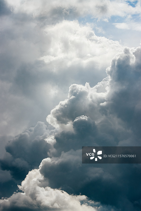 今日天空，风云变幻……图片素材