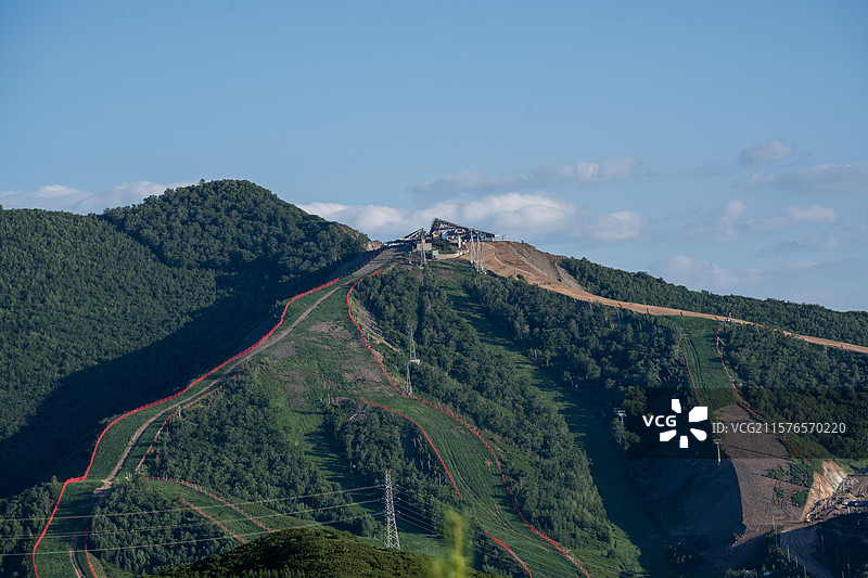 中国河北崇礼翠云山风光图片素材