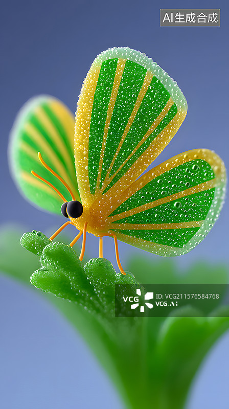 【AI数字艺术】彩色蝴蝶的创意设计背景图片素材