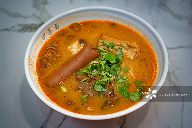 特色小吃沙茶面图片素材