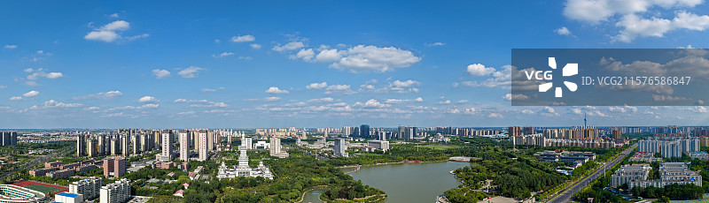 河南周口 文昌大道 周口公园 周口新区图片素材