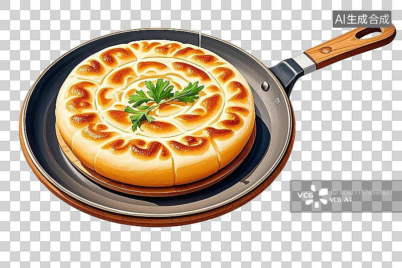 【AI数字艺术】新鲜锅饼的8K高清插画摄影图像图片素材