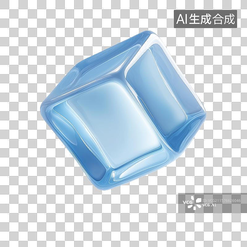 【AI数字艺术】冰块3d效果图图片素材