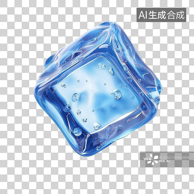【AI数字艺术】冰块3d效果图图片素材