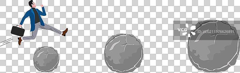 克服职业成功或财务上的障碍图片素材