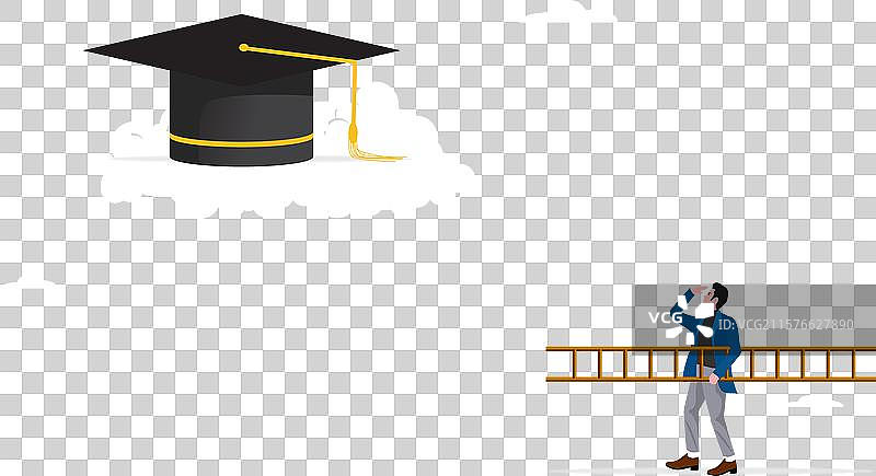 努力实现高等教育的成本图片素材