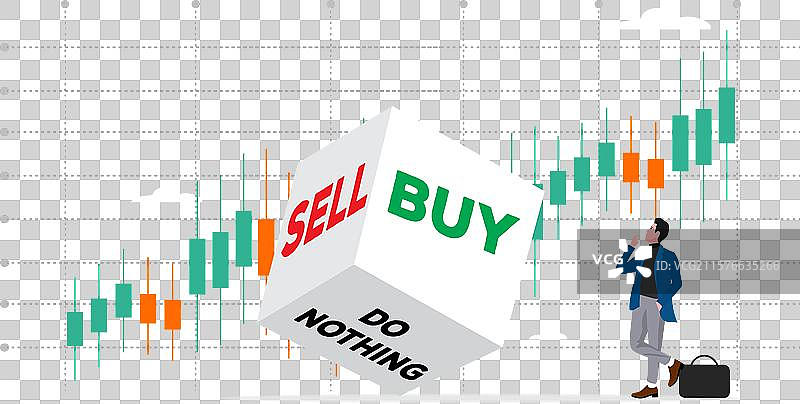 做出买入或卖出股票投资的决策图片素材