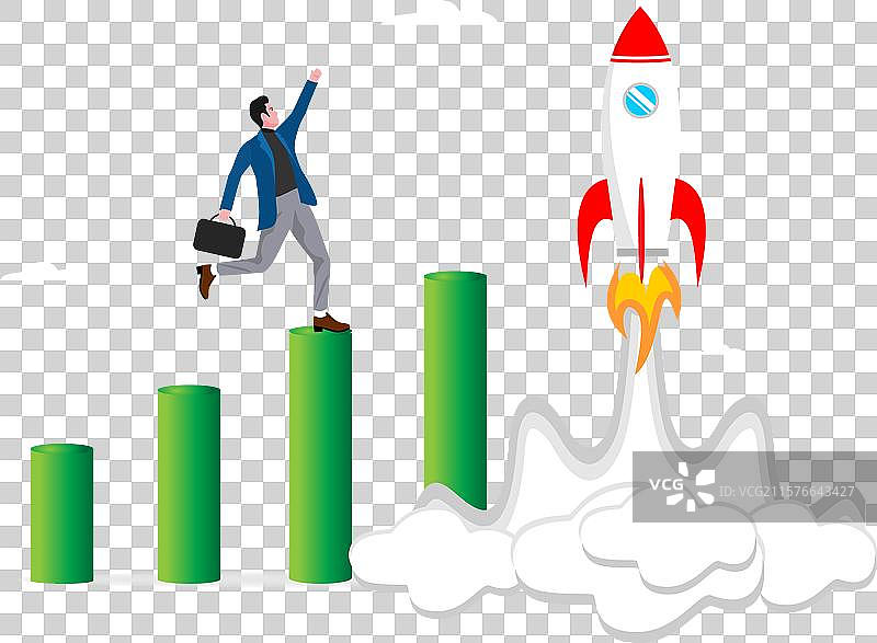 加速商业增长策略以增加图片素材