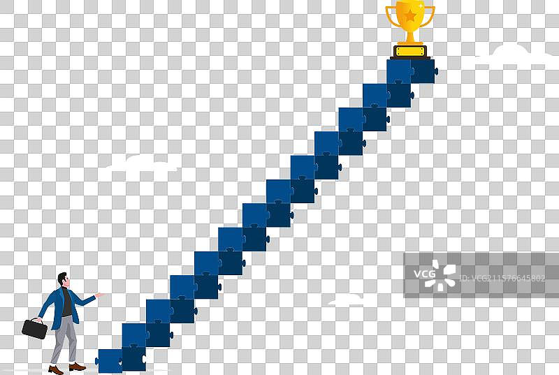 成功的小步骤或实现大目标的方法图片素材