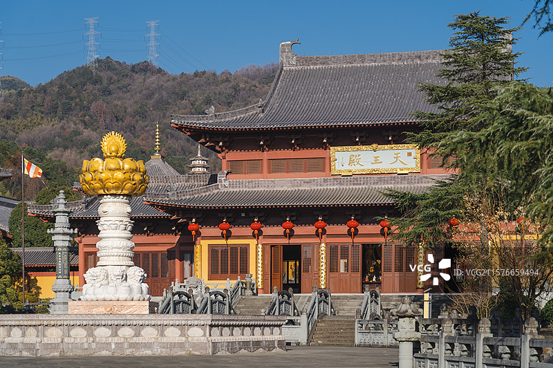 浙江金华智者寺图片素材