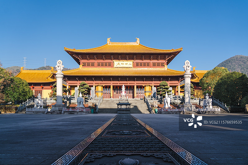 浙江金华智者寺图片素材