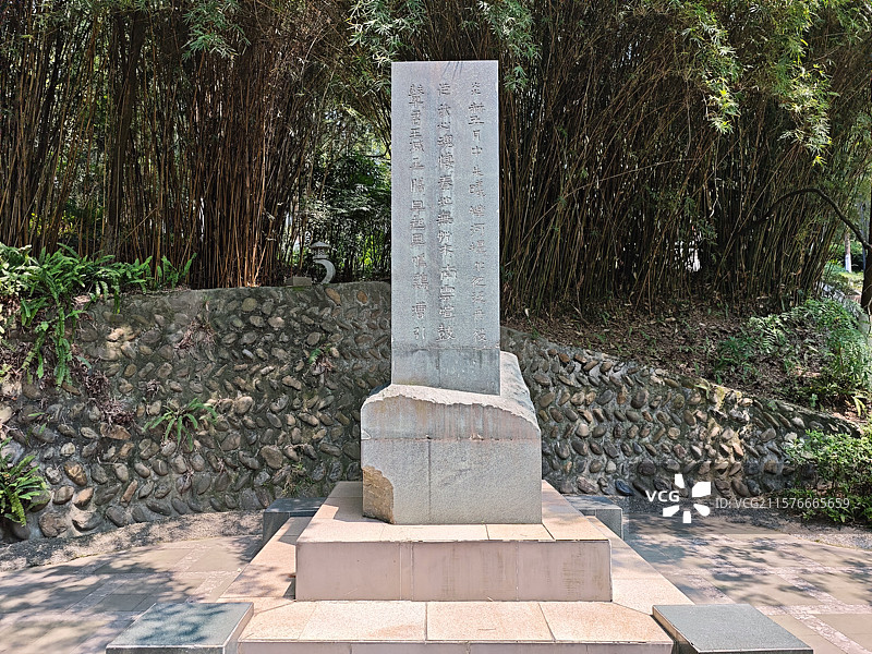 四川绵阳市青莲镇李白故里太白碑林石刻图片素材