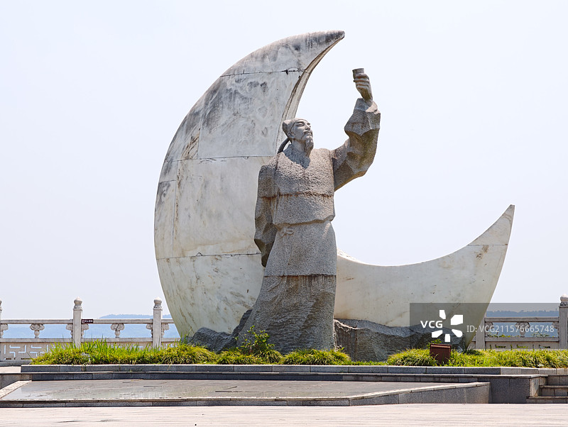 四川绵阳市青莲镇李白故里邀月台图片素材