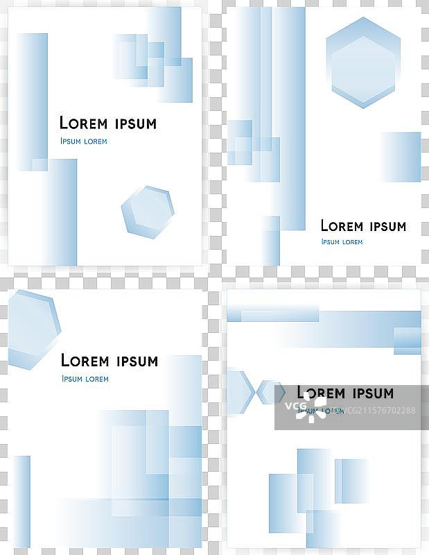 抽象的浅蓝色渐变几何图案图片素材