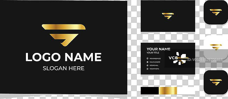 创意字母S的模板徽标，带有翅膀设计图片素材