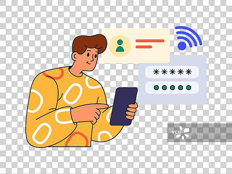 互联网个人数据的密码保护图片素材