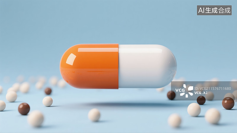 【AI数字艺术】医疗保健，医疗健康，DNA，分子图片素材