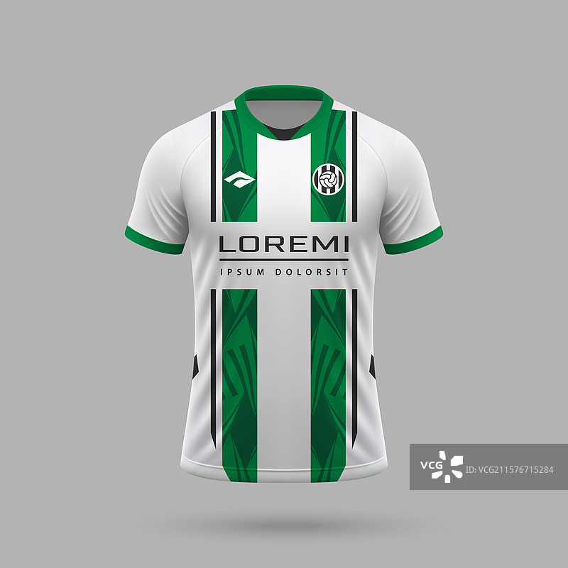 3D真实的多特蒙德足球球衣图片素材