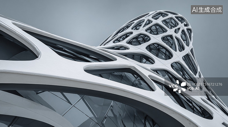 【AI数字艺术】现代建筑背景素材图片素材